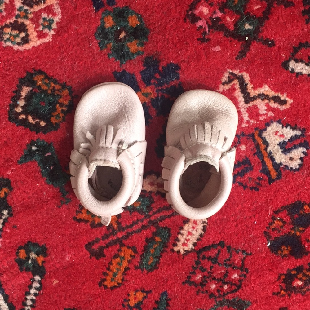 GUC Freshly Picked Mocs - blush pink size 1